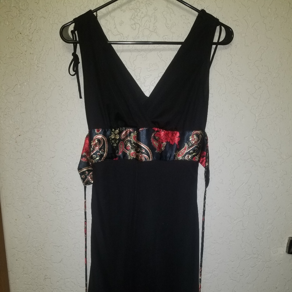 Black cocktail dress